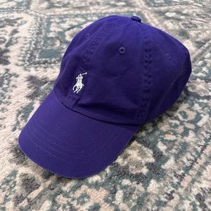 Purple Polo Ralph Lauren Cotton Hat